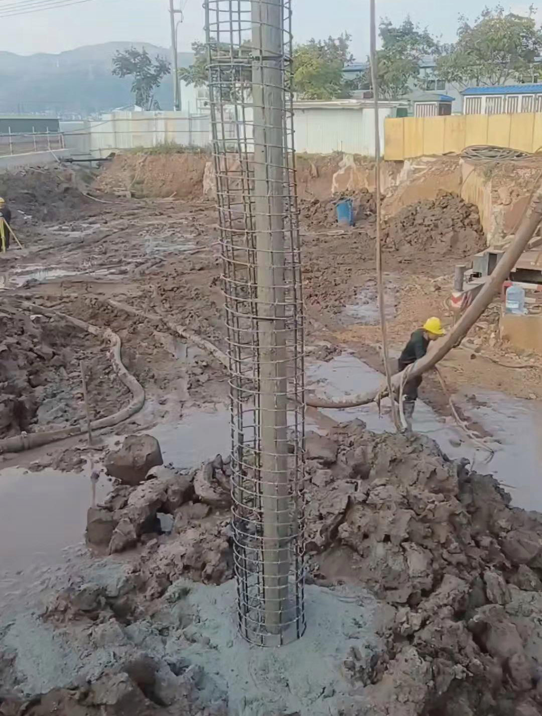 南阳社旗县长螺旋钻孔压灌桩